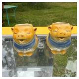 Vintage Shawnee USA Pig Pitcher Set