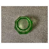 Vintage Green Uranium Glass Bowl
