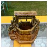 Vintage McCoy Pottery Wishing Well Planter