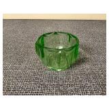 Vintage Green Uranium Glass Bowl