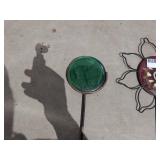 Set of 4 Decorative Metal Garden Stakes