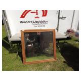 Large Wooden Framed Mirror