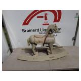 Vintage Wooden Rocking Horse