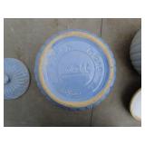 Set of 3 Vintage Watt Pottery Oven Ware Bowls with Lids