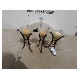Set of 3 Decorative Candle Holders with Candles