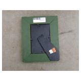 Rustic Wooden Picture Frame with Shutter Design