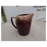 Vintage Brown Glazed Pottery Kitchen Set - 10 Pieces