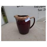 Vintage Brown Glazed Pottery Kitchen Set - 10 Pieces