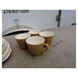 Vintage Dinnerware Set with Snowflake Design