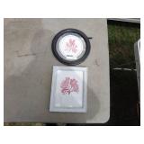 Set of Two Framed Tree Artwork Pieces