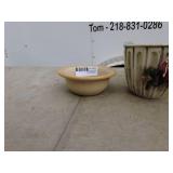 Decorative Flower Pot and Small Bowl