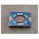 Vintage CloisonnÃ© Enamel Matchbox Holder