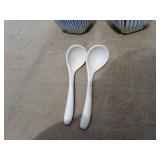 Assorted Blue and White Ceramic Tableware Set