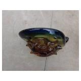 Pair of Handcrafted Art Glass Bowls