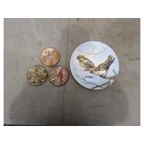 Lot of Decorative Bird-Themed Plates