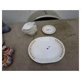 Vintage Dinnerware Set with Floral Designs â Assorted Pieces