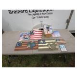 Assorted Patriotic American Decorations Lot