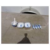 Blue & White Ceramic Fish Design Dish Set