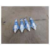 Blue & White Ceramic Fish Design Dish Set