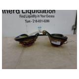 Pair of Handcrafted Art Glass Bowls