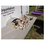 Lot of Assorted Dog Figurines - Ceramic and Porcelain