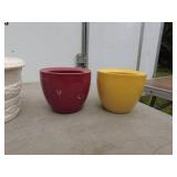 Assorted Decorative Flower Pots - Set of 5