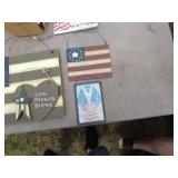Assorted Patriotic American Decorations Lot