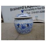 Lot of 2 Decorative Ceramic Jars