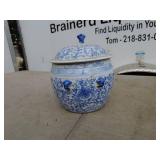 Lot of 2 Decorative Ceramic Jars