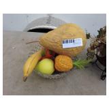 Decorative Fruit and Autumn Arrangement