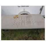 Lot of 33 Elegant Glass Goblets and 2 Amber-Colored Glasses