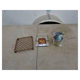Lot of Vintage Metal Household Kitchen Items
