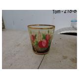 Assorted Decorative Glassware and Ceramic Planter Lot