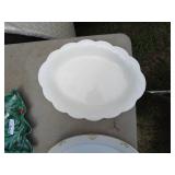 Lot of Assorted Decorative Platters - Holiday and Floral
