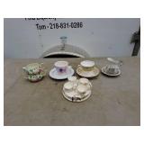 Lot of Assorted Vintage and Antique Tea Cups and Creamers