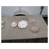 Assorted Anniversary Commemorative Plates and Cups