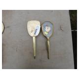 Vintage Vanity Hand Mirrors and Brushes Collection