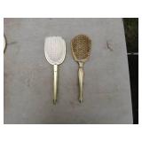 Vintage Vanity Hand Mirrors and Brushes Collection