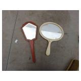 Vintage Vanity Hand Mirrors and Brushes Collection