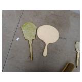 Vintage Vanity Hand Mirrors and Brushes Collection