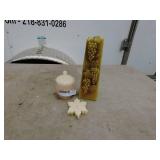 Assorted Decorative Candles - Set of 3