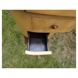 Vintage Kidney-Shaped Vanity Table with Storage Drawers