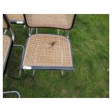 Vintage Marcel Breuer Cesca chairs B32 Crica 1950s