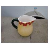 Set of 4 Colorful Ceramic Decorative Pitchers