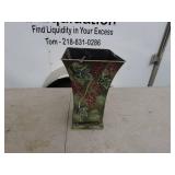 Decorative Metal Vases and Container Set