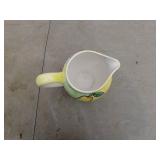 Colorful Hand-Painted Fruit Pitcher