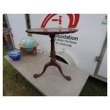 Antique Mahogany Tilt-Top Tripod Table