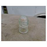 Lot of 9 Vintage Glass Insulators with Reference Book