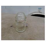 Lot of 9 Vintage Glass Insulators with Reference Book