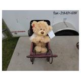 Lot of Vintage Decorative Strollers with Dolls & Teddy Bears